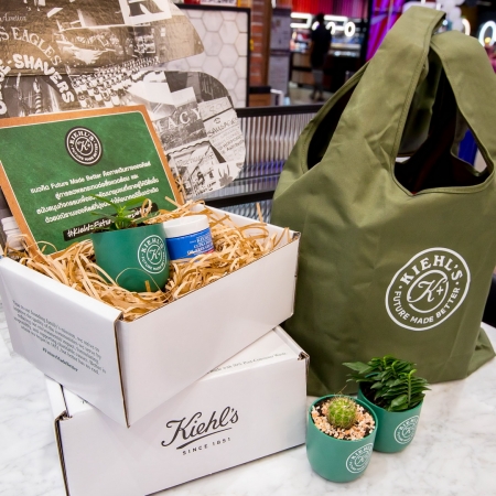 ที่แรกในไทยกับดีไซน์ร้านในคอนเซ็ปต์ SUSTAINABILITY ที่ Kiehl's Flagship Store