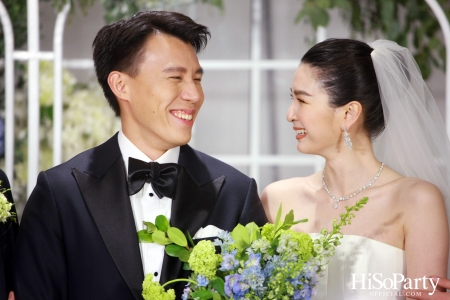 งานฉลองสมรสพระราชทานระหว่าง คุณสุทธิภา สวัสดิ์-ชูโต และคุณกวินทร์ เอี่ยมสกุลรัตน์