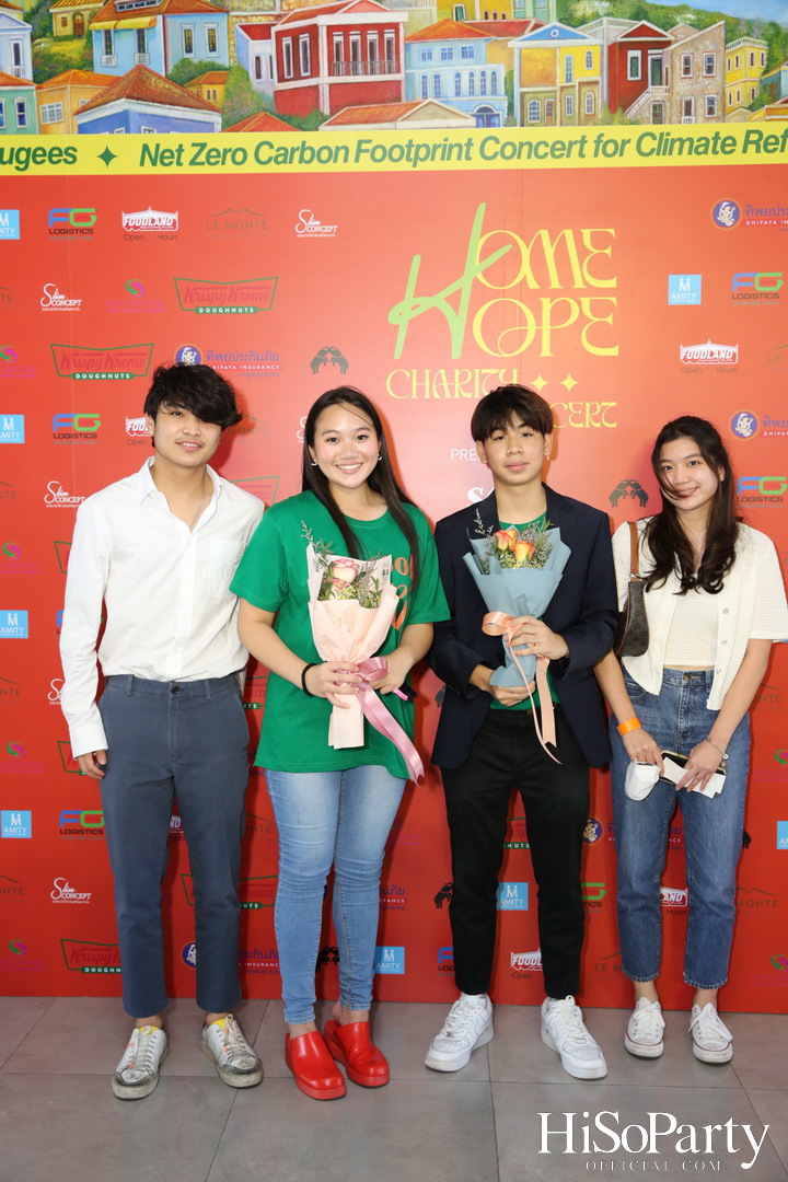 ‘Home Hope Charity Concert’ คอนเซ็ปต์ Net Zero Carbon Footprint Concert for Climate Refugees โดย พราว ธนวิสุทธิ์ และ ติณณ์ ตติยมณีกุล