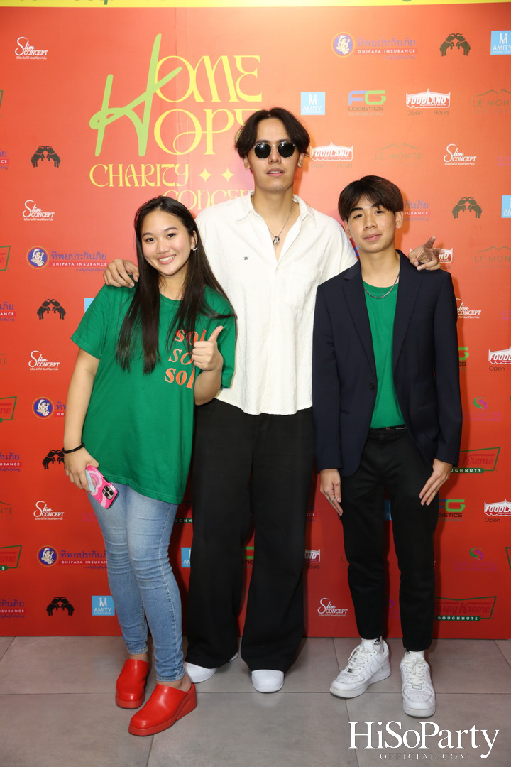 ‘Home Hope Charity Concert’ คอนเซ็ปต์ Net Zero Carbon Footprint Concert for Climate Refugees โดย พราว ธนวิสุทธิ์ และ ติณณ์ ตติยมณีกุล