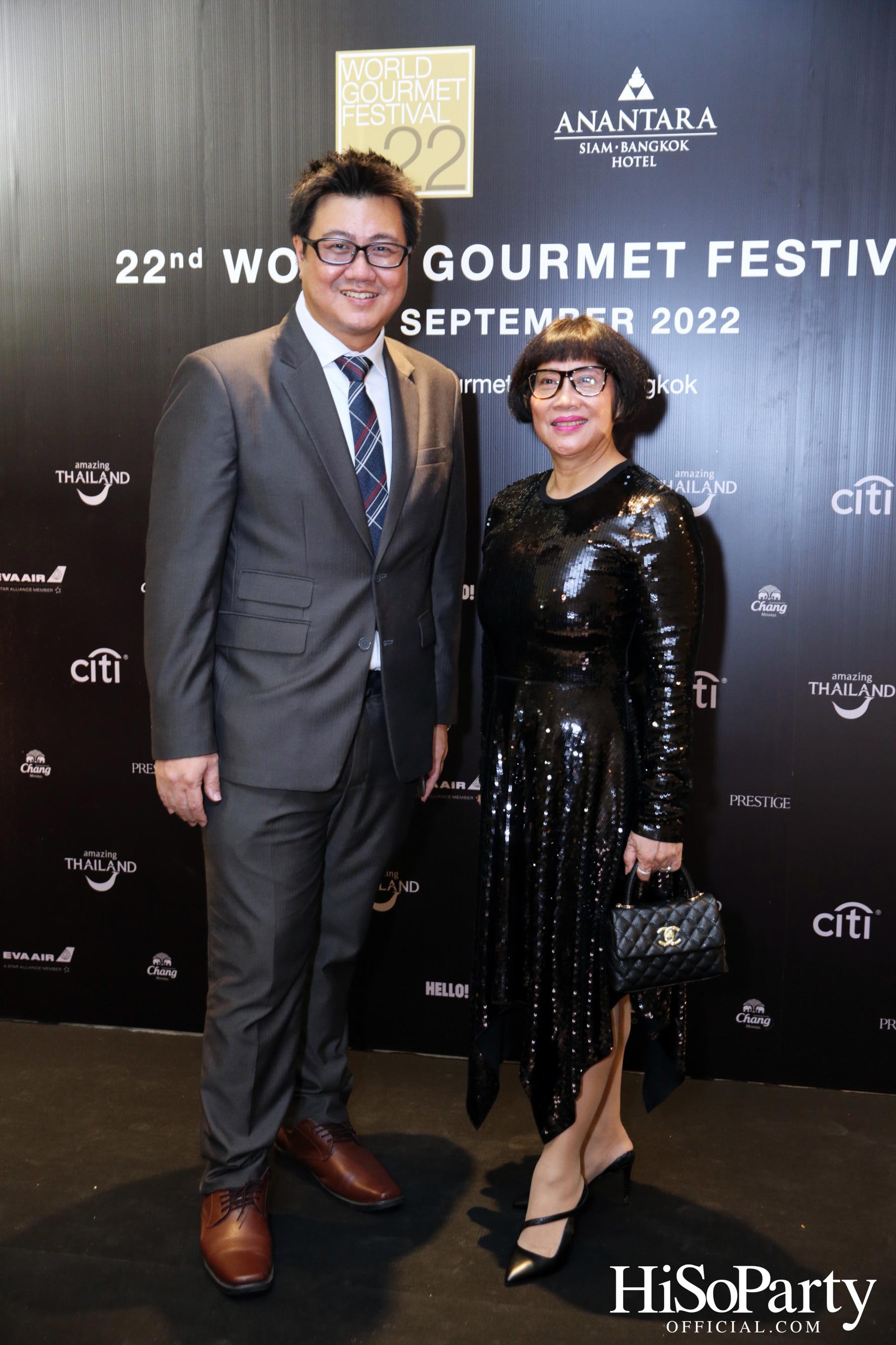 งานกาล่าดินเนอร์ สุดเอ็กซ์คลูซีฟ ณ เวิลด์ กูร์เมต์ เฟสติวัล ครั้งที่ 22 โรงแรมอนันตรา สยาม กรุงเทพ