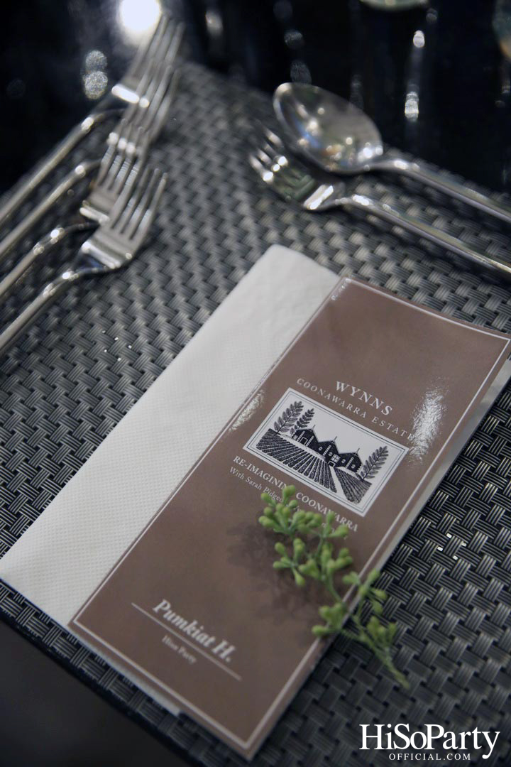 งานเปิดตัว WYNNS COONAWARRA ESTATE แบรนด์เครื่องดื่มระดับโลก พร้อมอาหารรสเลิศแบบไฟน์ไดนิ่ง ที่ร้าน Chez Miline 