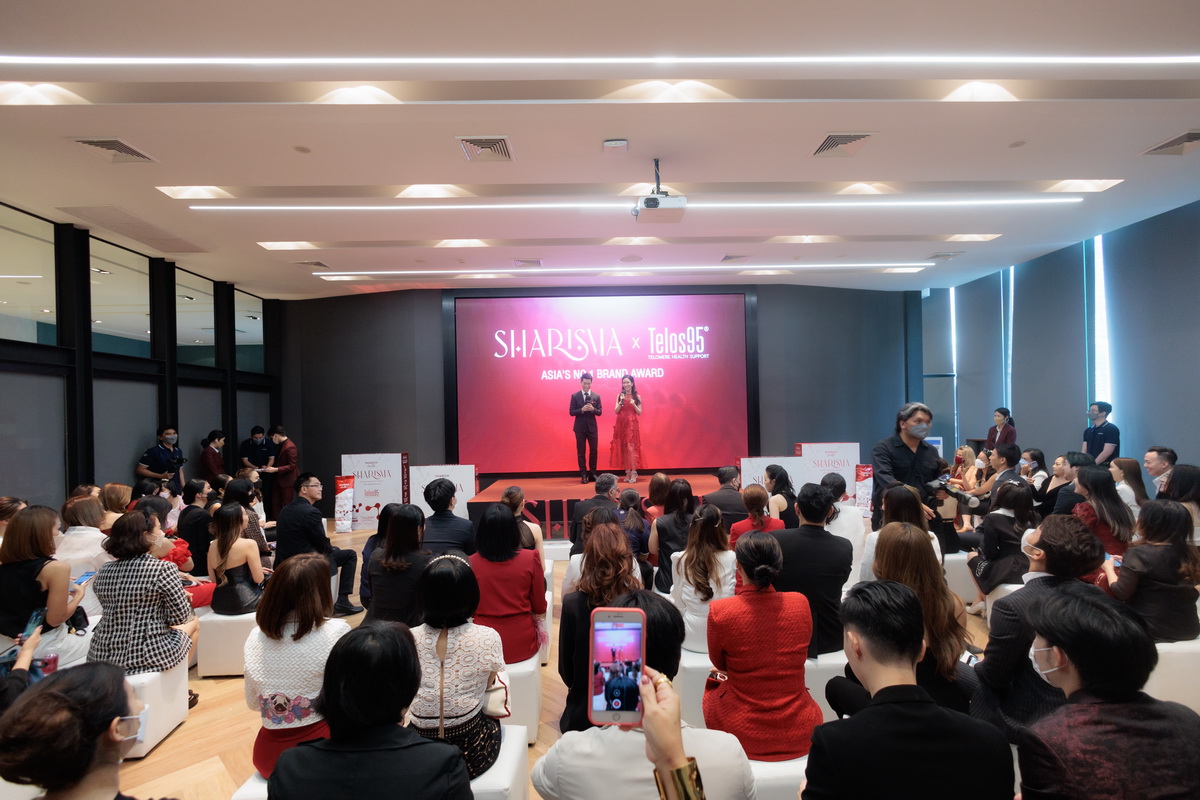 Sharisma Asia’s No.1 Brand Award from Telos95 บทพิสูจน์ความสำเร็จของที่สุดในระดับภูมิภาคเอเชีย
