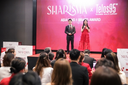 Sharisma Asia’s No.1 Brand Award from Telos95 บทพิสูจน์ความสำเร็จของที่สุดในระดับภูมิภาคเอเชีย