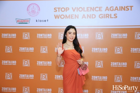 ‘Stop Violence Against Women and Girls’ โดย สโมสรซอนต้ากรุงเทพ 1 เพื่อเชิญชวนคนไทยรวมพลังร่วมรณรงค์ยุติความรุนแรงต่อเด็กและสตรี