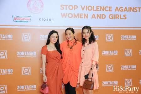 ‘Stop Violence Against Women and Girls’ โดย สโมสรซอนต้ากรุงเทพ 1 เพื่อเชิญชวนคนไทยรวมพลังร่วมรณรงค์ยุติความรุนแรงต่อเด็กและสตรี