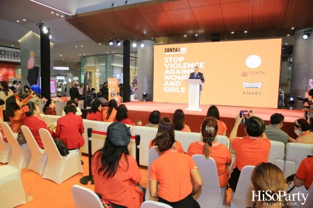 ‘Stop Violence Against Women and Girls’ โดย สโมสรซอนต้ากรุงเทพ 1 เพื่อเชิญชวนคนไทยรวมพลังร่วมรณรงค์ยุติความรุนแรงต่อเด็กและสตรี