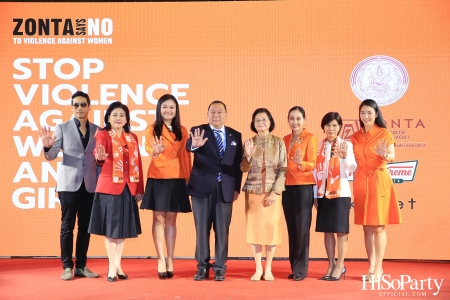 ‘Stop Violence Against Women and Girls’ โดย สโมสรซอนต้ากรุงเทพ 1 เพื่อเชิญชวนคนไทยรวมพลังร่วมรณรงค์ยุติความรุนแรงต่อเด็กและสตรี