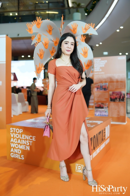 ‘Stop Violence Against Women and Girls’ โดย สโมสรซอนต้ากรุงเทพ 1 เพื่อเชิญชวนคนไทยรวมพลังร่วมรณรงค์ยุติความรุนแรงต่อเด็กและสตรี