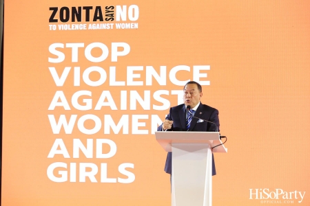 ‘Stop Violence Against Women and Girls’ โดย สโมสรซอนต้ากรุงเทพ 1 เพื่อเชิญชวนคนไทยรวมพลังร่วมรณรงค์ยุติความรุนแรงต่อเด็กและสตรี