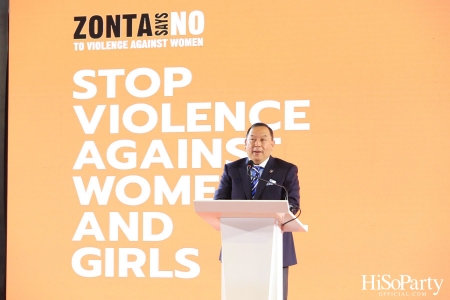 ‘Stop Violence Against Women and Girls’ โดย สโมสรซอนต้ากรุงเทพ 1 เพื่อเชิญชวนคนไทยรวมพลังร่วมรณรงค์ยุติความรุนแรงต่อเด็กและสตรี