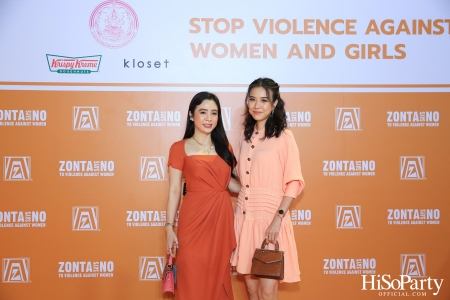 ‘Stop Violence Against Women and Girls’ โดย สโมสรซอนต้ากรุงเทพ 1 เพื่อเชิญชวนคนไทยรวมพลังร่วมรณรงค์ยุติความรุนแรงต่อเด็กและสตรี