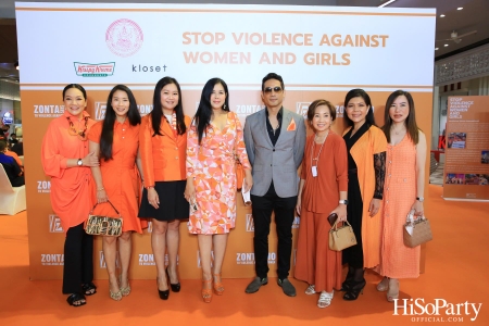 ‘Stop Violence Against Women and Girls’ โดย สโมสรซอนต้ากรุงเทพ 1 เพื่อเชิญชวนคนไทยรวมพลังร่วมรณรงค์ยุติความรุนแรงต่อเด็กและสตรี