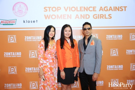 ‘Stop Violence Against Women and Girls’ โดย สโมสรซอนต้ากรุงเทพ 1 เพื่อเชิญชวนคนไทยรวมพลังร่วมรณรงค์ยุติความรุนแรงต่อเด็กและสตรี