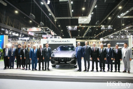 มาเซราติ ประเทศไทย จัดแสดงเอสยูวีรุ่นใหม่ ‘เกรคาเล่ จีที’ ในงาน Thailand International Motor Expo 2022