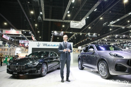 มาเซราติ ประเทศไทย จัดแสดงเอสยูวีรุ่นใหม่ ‘เกรคาเล่ จีที’ ในงาน Thailand International Motor Expo 2022