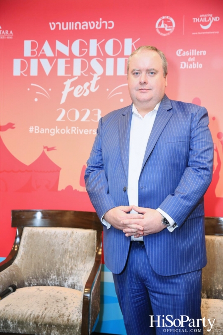 งานแถลงข่าว ‘Bangkok Riverside Fest’ เทศกาลริมน้ำกรุงเทพ ประจำปี 2023