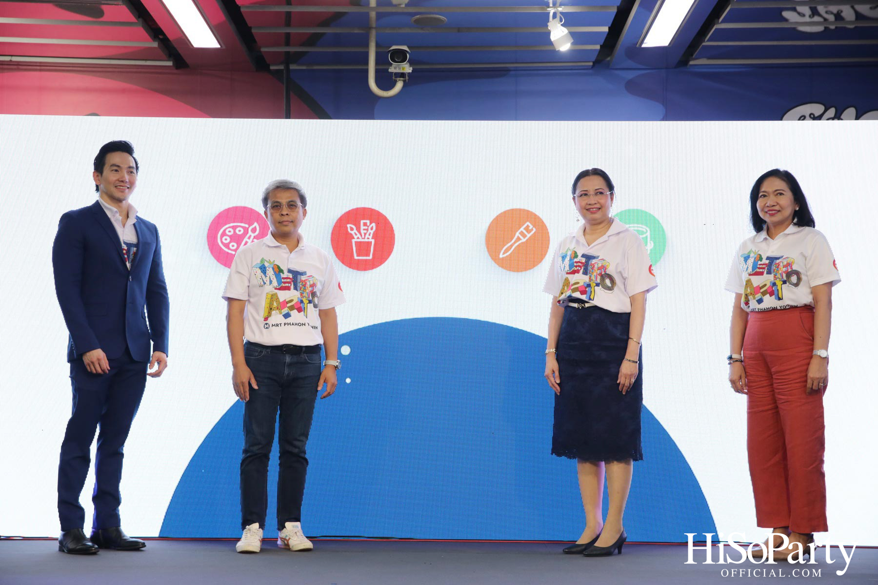 งานเปิด ‘Metro Art: อาร์ต สเปซแห่งใหม่ใจกลางเมืองที่ MRT พหลโยธิน’ อย่างเป็นทางการ