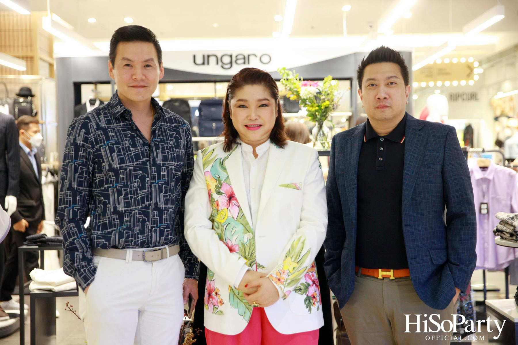 งานเปิดคอลเลกชั่นใหม่ และป๊อบอัพสโตร์แห่งแรกของแบรนด์เสื้อผ้าสำหรับสุภาพบุรุษ Ungaro