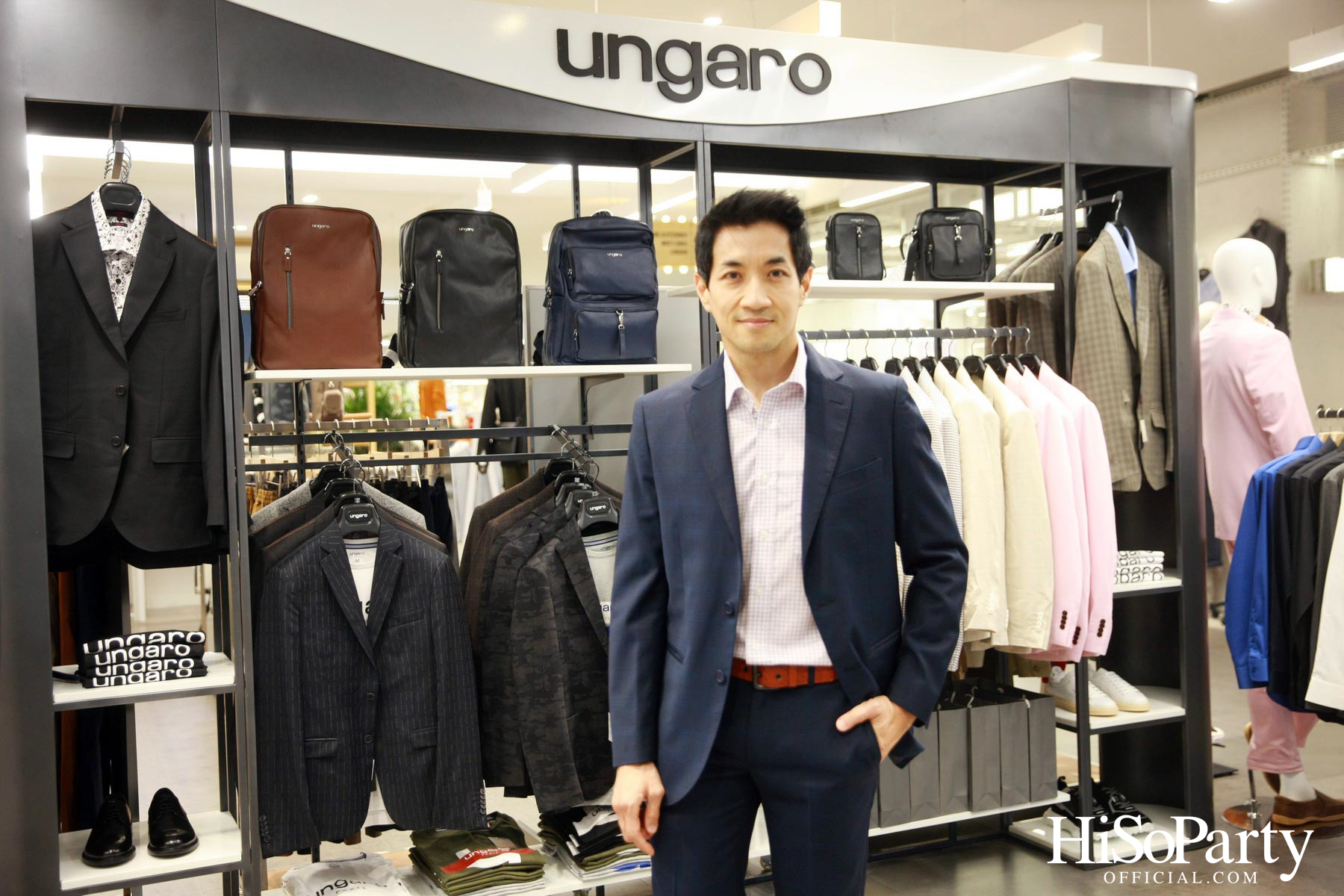 งานเปิดคอลเลกชั่นใหม่ และป๊อบอัพสโตร์แห่งแรกของแบรนด์เสื้อผ้าสำหรับสุภาพบุรุษ Ungaro