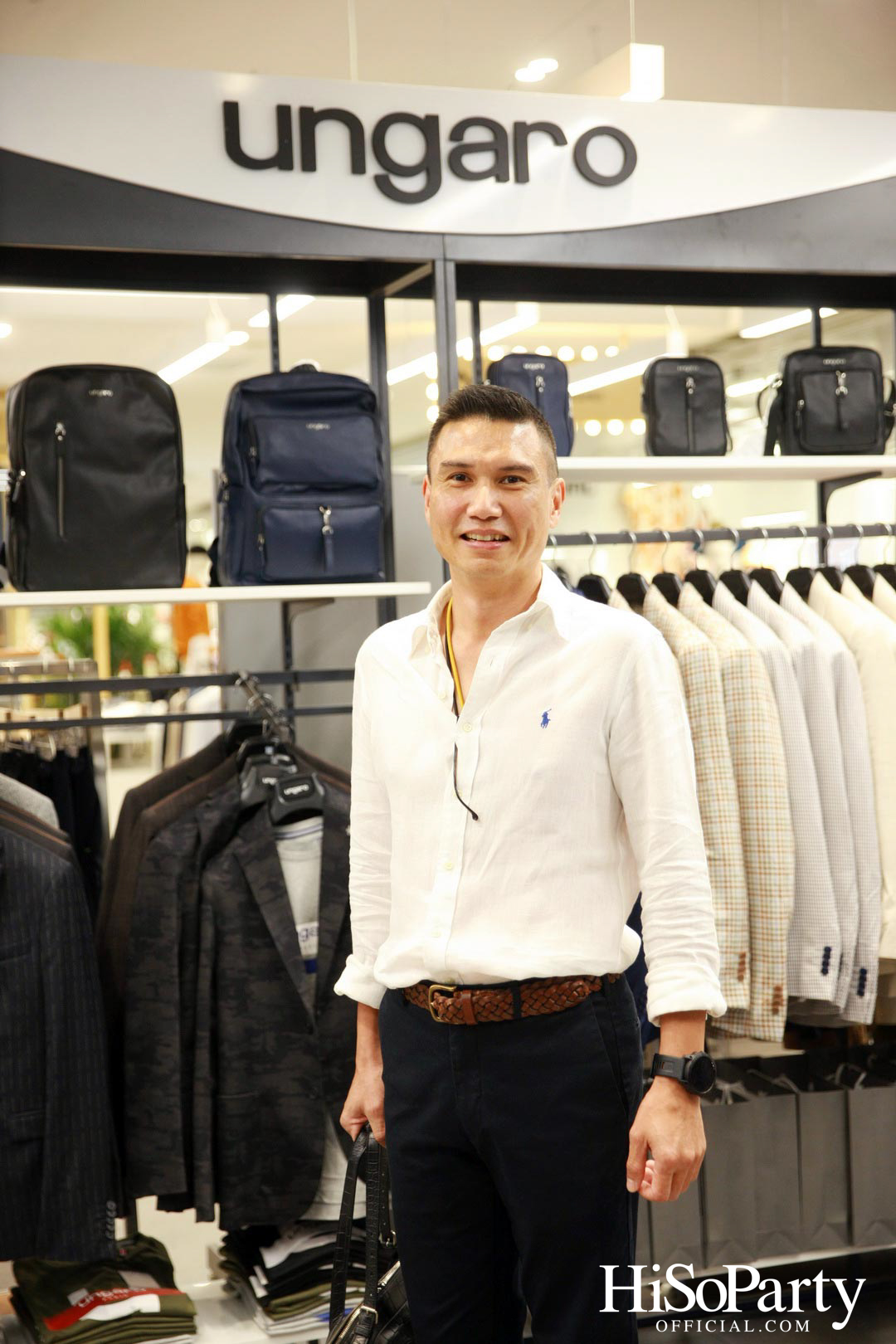 งานเปิดคอลเลกชั่นใหม่ และป๊อบอัพสโตร์แห่งแรกของแบรนด์เสื้อผ้าสำหรับสุภาพบุรุษ Ungaro