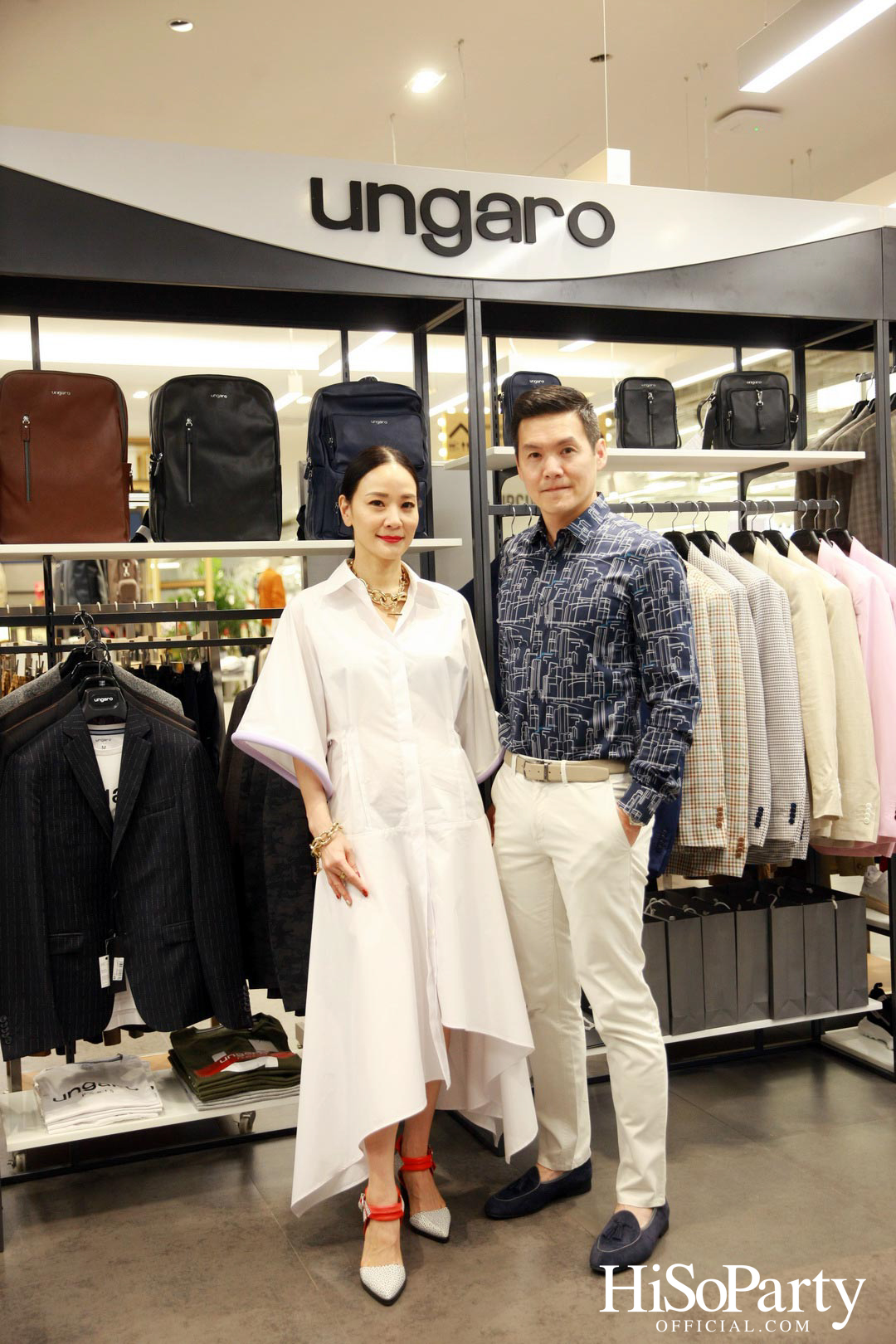 งานเปิดคอลเลกชั่นใหม่ และป๊อบอัพสโตร์แห่งแรกของแบรนด์เสื้อผ้าสำหรับสุภาพบุรุษ Ungaro