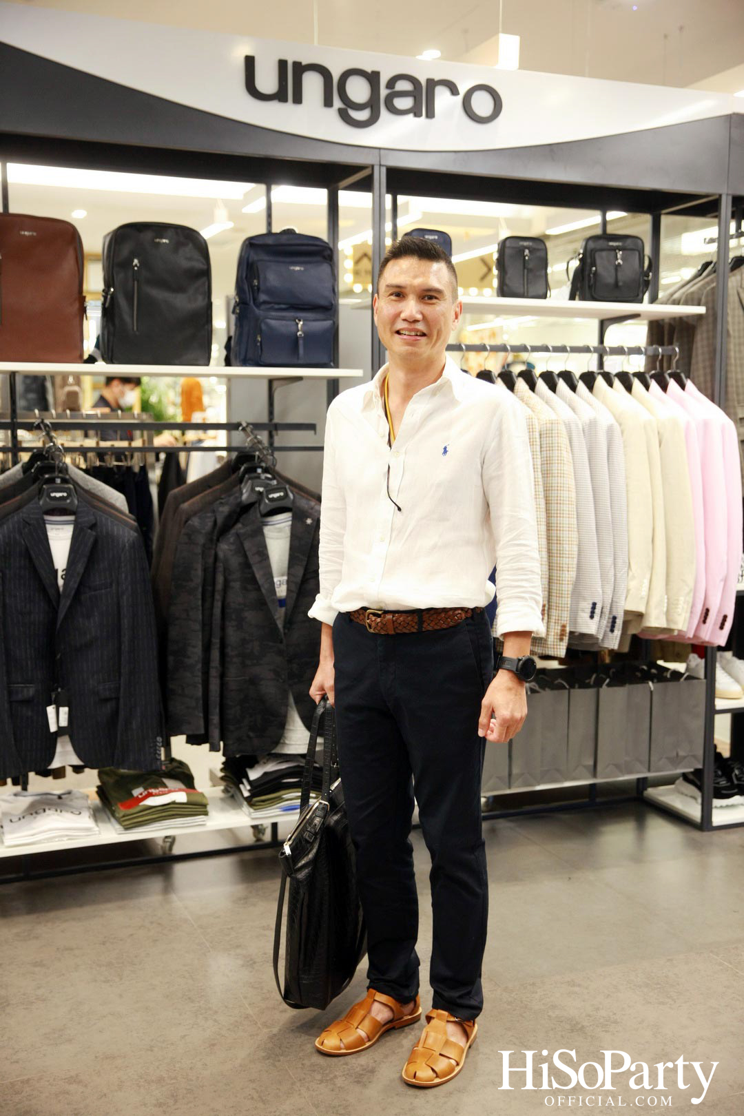 งานเปิดคอลเลกชั่นใหม่ และป๊อบอัพสโตร์แห่งแรกของแบรนด์เสื้อผ้าสำหรับสุภาพบุรุษ Ungaro