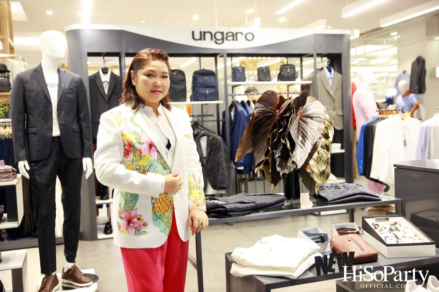 งานเปิดคอลเลกชั่นใหม่ และป๊อบอัพสโตร์แห่งแรกของแบรนด์เสื้อผ้าสำหรับสุภาพบุรุษ Ungaro