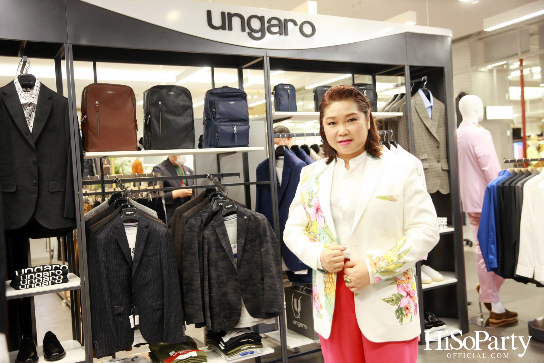 งานเปิดคอลเลกชั่นใหม่ และป๊อบอัพสโตร์แห่งแรกของแบรนด์เสื้อผ้าสำหรับสุภาพบุรุษ Ungaro