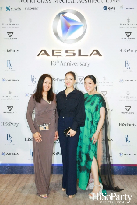 ‘THE NEW ERA OF WORLD CLASS MEDICAL AESTHETIC LASER’ งานฉลองครบรอบ 10 ปี ‘AESLA’