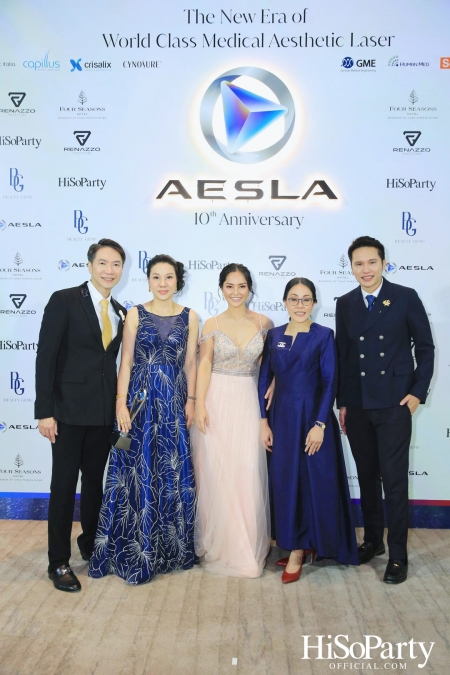 ‘THE NEW ERA OF WORLD CLASS MEDICAL AESTHETIC LASER’ งานฉลองครบรอบ 10 ปี ‘AESLA’