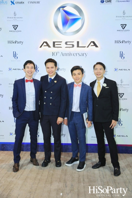 ‘THE NEW ERA OF WORLD CLASS MEDICAL AESTHETIC LASER’ งานฉลองครบรอบ 10 ปี ‘AESLA’