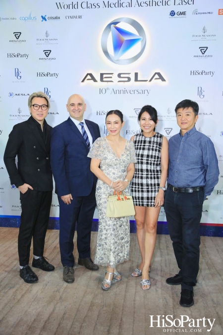 ‘THE NEW ERA OF WORLD CLASS MEDICAL AESTHETIC LASER’ งานฉลองครบรอบ 10 ปี ‘AESLA’