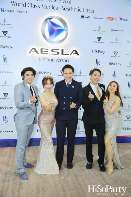 ‘THE NEW ERA OF WORLD CLASS MEDICAL AESTHETIC LASER’ งานฉลองครบรอบ 10 ปี ‘AESLA’