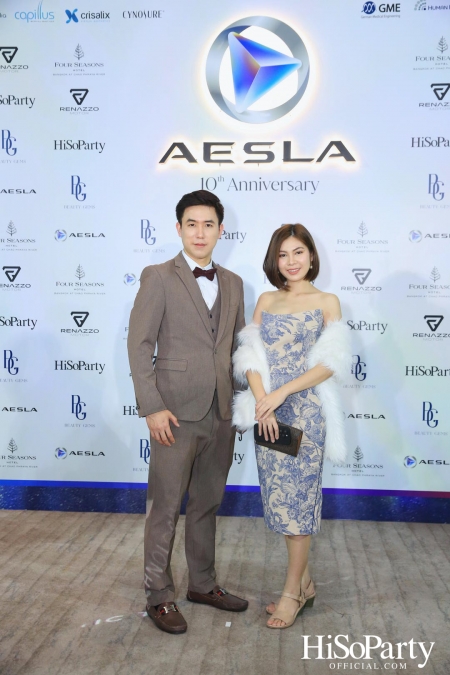 ‘THE NEW ERA OF WORLD CLASS MEDICAL AESTHETIC LASER’ งานฉลองครบรอบ 10 ปี ‘AESLA’