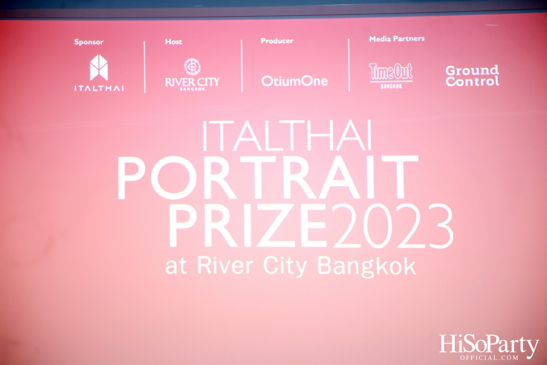 งานแถลงข่าว ItalThai Portrait Prize 2023 งานประกวดวาดภาพพอร์ตเทรตระดับประเทศ