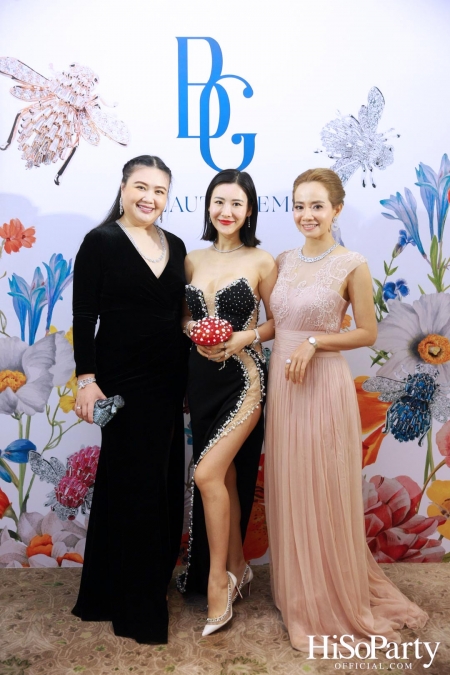 EVENING GOWN WITH DIAMOND ON THE RED CARPET