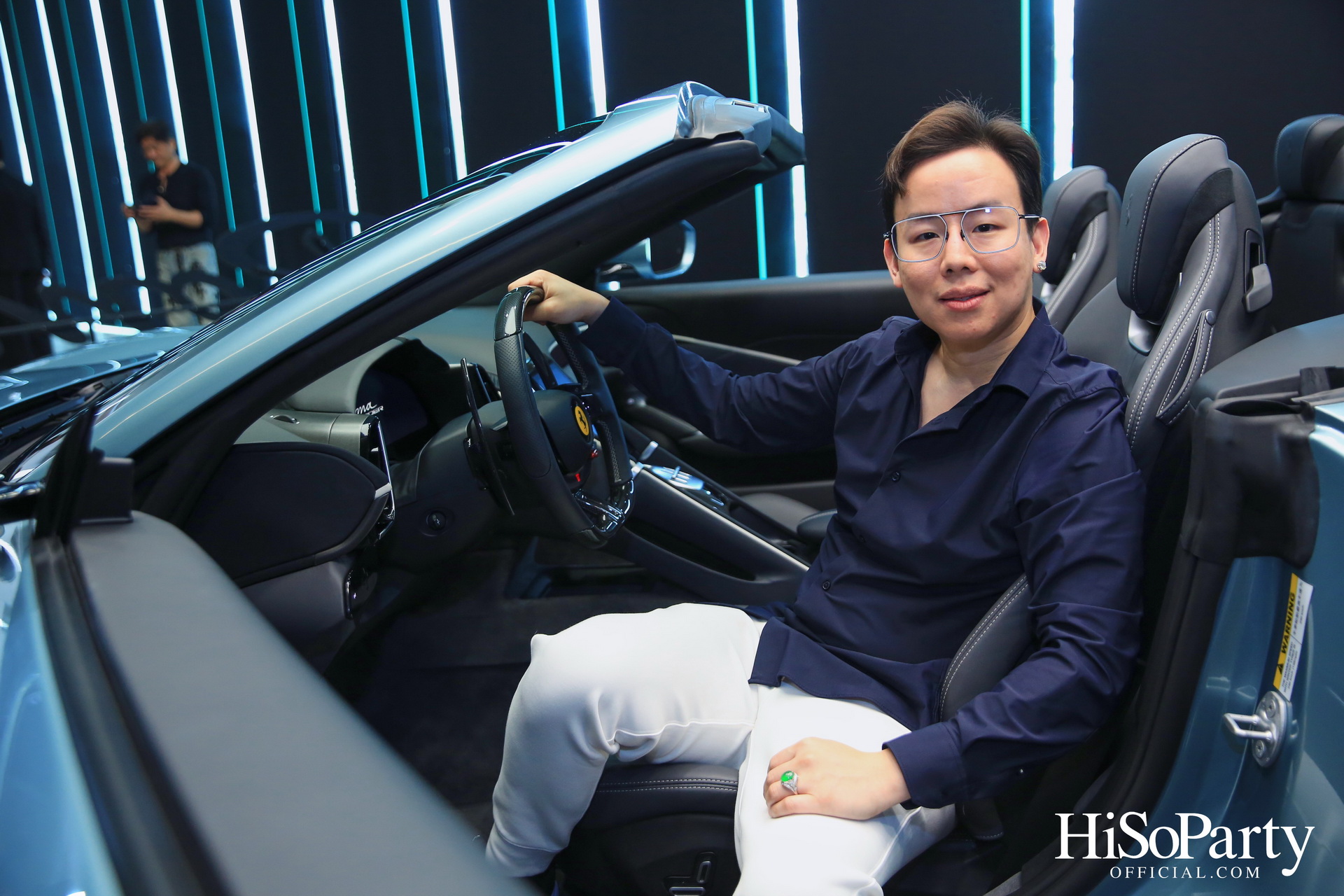 Private View Ferrari Roma Spider for HiSoParty