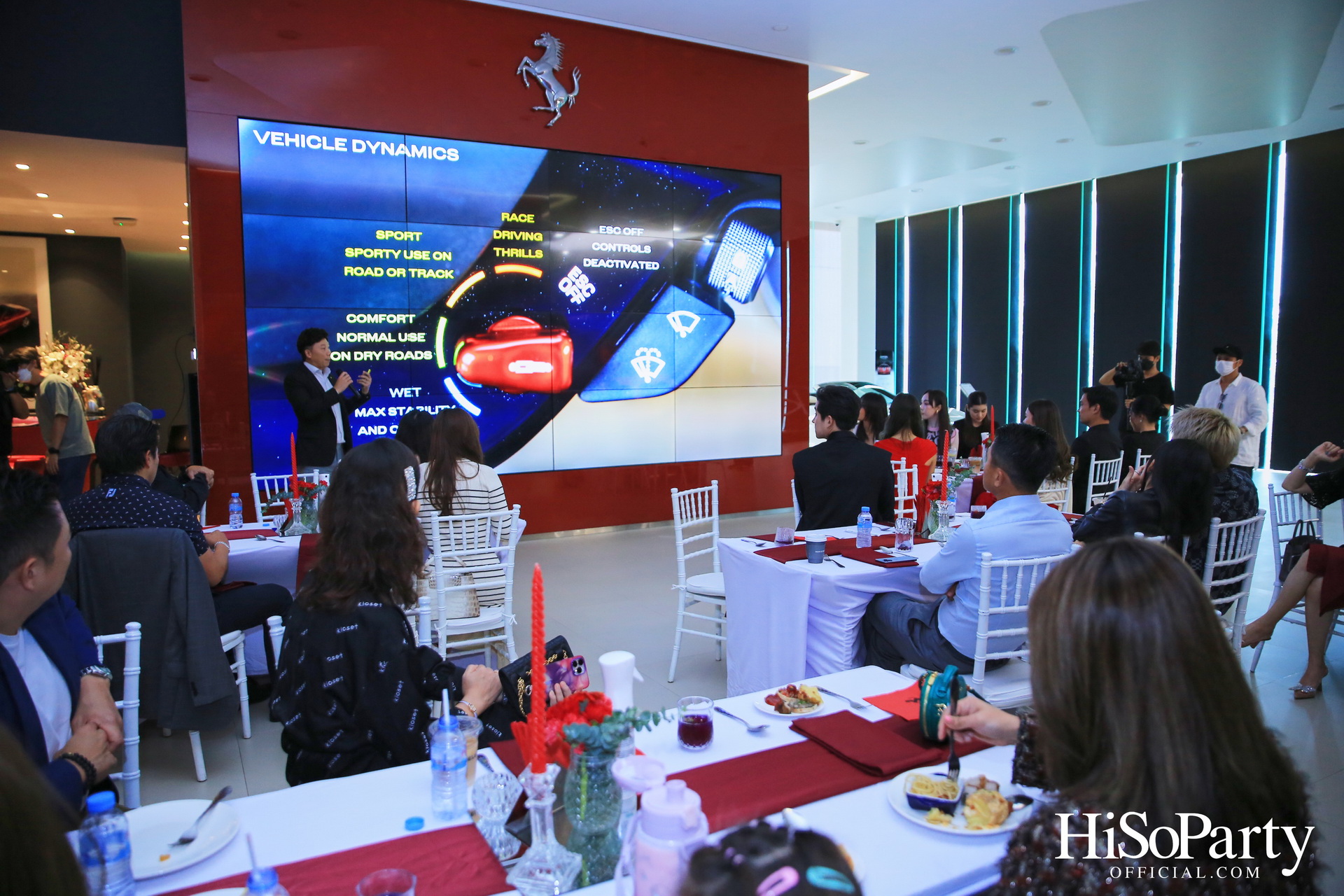 Private View Ferrari Roma Spider for HiSoParty