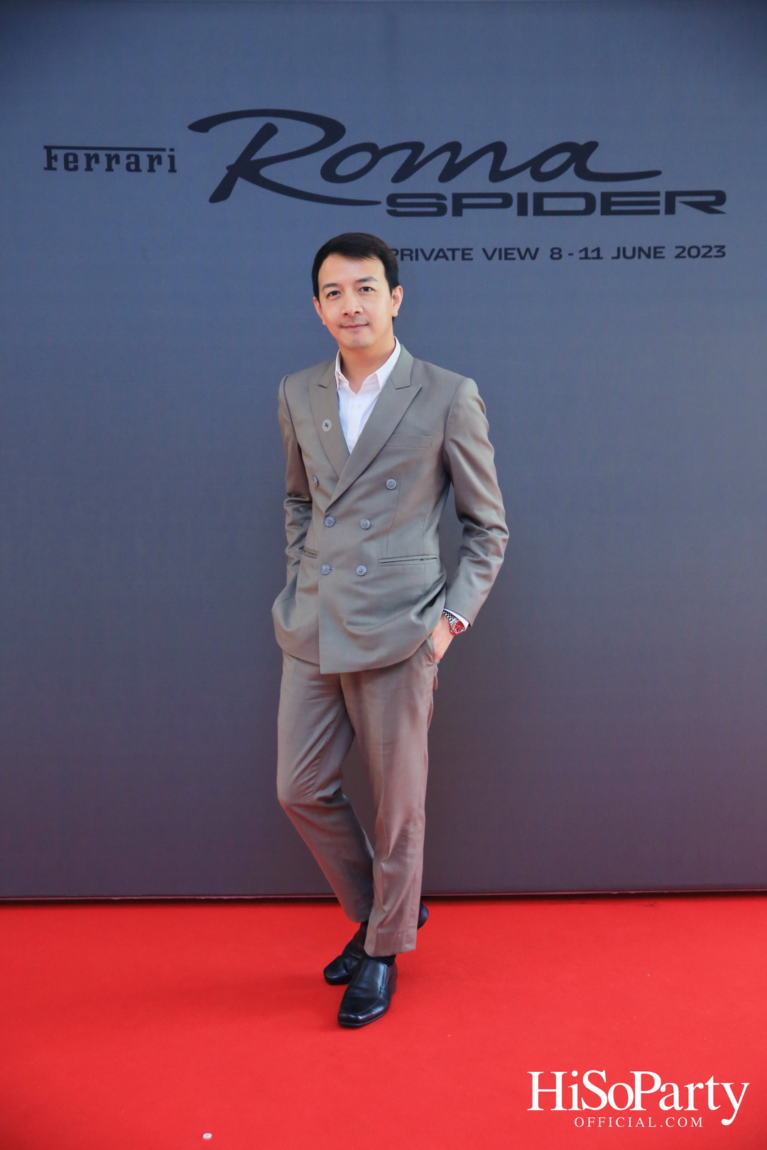 Private View Ferrari Roma Spider for HiSoParty