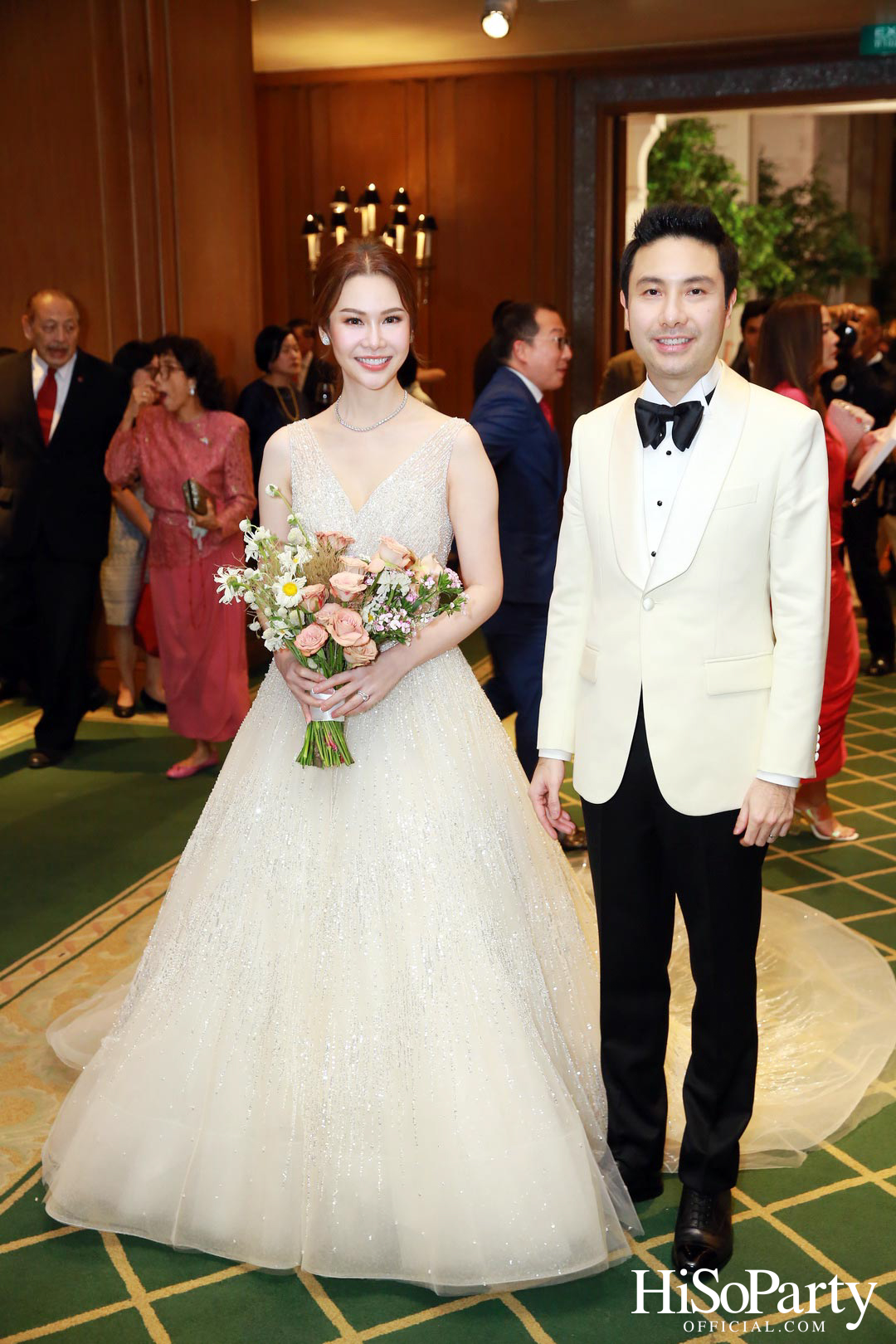 งานฉลองพิธีสมรสพระราชทานระหว่าง การัณย์ อังอุบลกุล และ แพรวพิณญ์ อุดมปณิธ