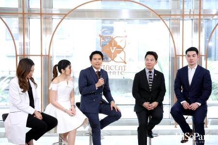 งานแถลงข่าว Vincent Clinic ยกระดับการให้บริการสู่มาตรฐานสากลระดับโลกด้วย AACI