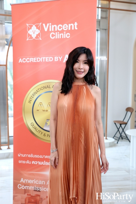 งานแถลงข่าว Vincent Clinic ยกระดับการให้บริการสู่มาตรฐานสากลระดับโลกด้วย AACI