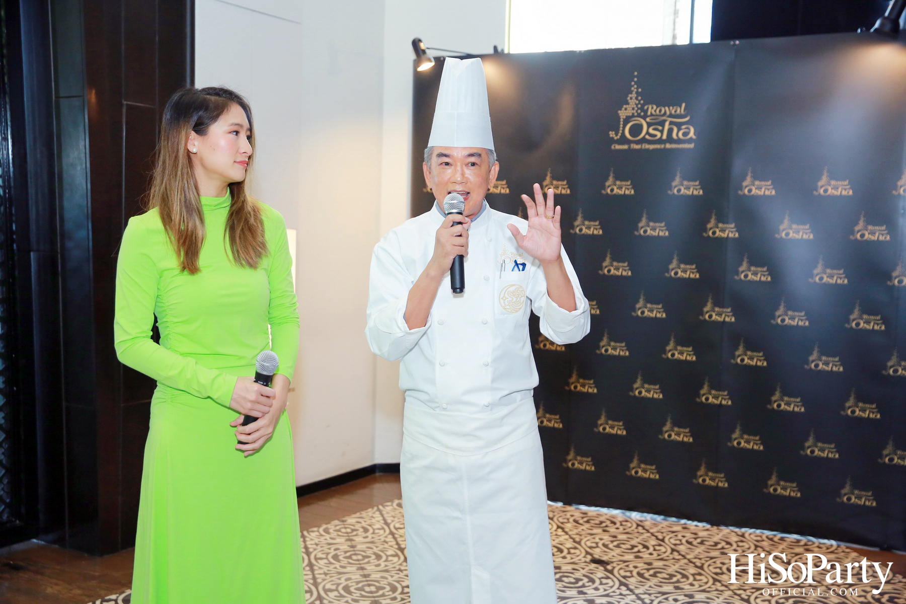 งานเลี้ยงต้อนรับ แทมมี่ ดักเวิร์ธ สมาชิกวุฒิสภารัฐอิลลินอยส์ สหรัฐอเมริกา มาเยือนไทยอย่างอบอุ่นด้วยเมนูอาหารไทยสุดวิจิตรตำรับรอยัล โอชา