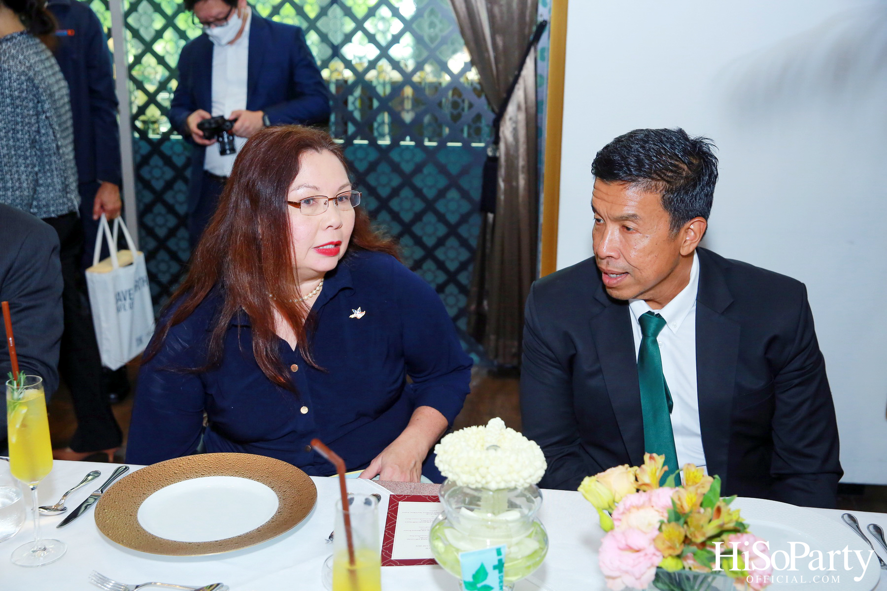 งานเลี้ยงต้อนรับ แทมมี่ ดักเวิร์ธ สมาชิกวุฒิสภารัฐอิลลินอยส์ สหรัฐอเมริกา มาเยือนไทยอย่างอบอุ่นด้วยเมนูอาหารไทยสุดวิจิตรตำรับรอยัล โอชา