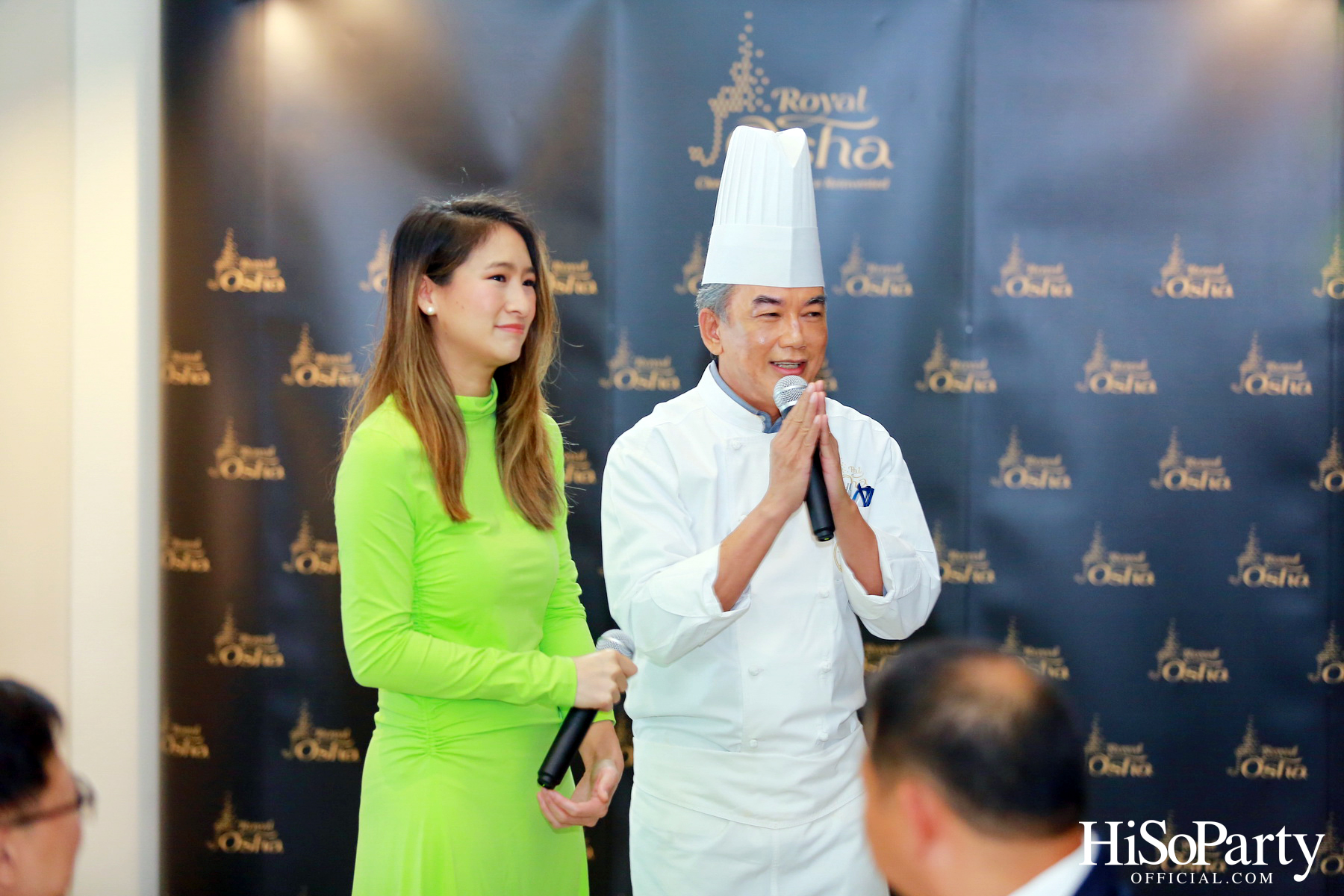 งานเลี้ยงต้อนรับ แทมมี่ ดักเวิร์ธ สมาชิกวุฒิสภารัฐอิลลินอยส์ สหรัฐอเมริกา มาเยือนไทยอย่างอบอุ่นด้วยเมนูอาหารไทยสุดวิจิตรตำรับรอยัล โอชา