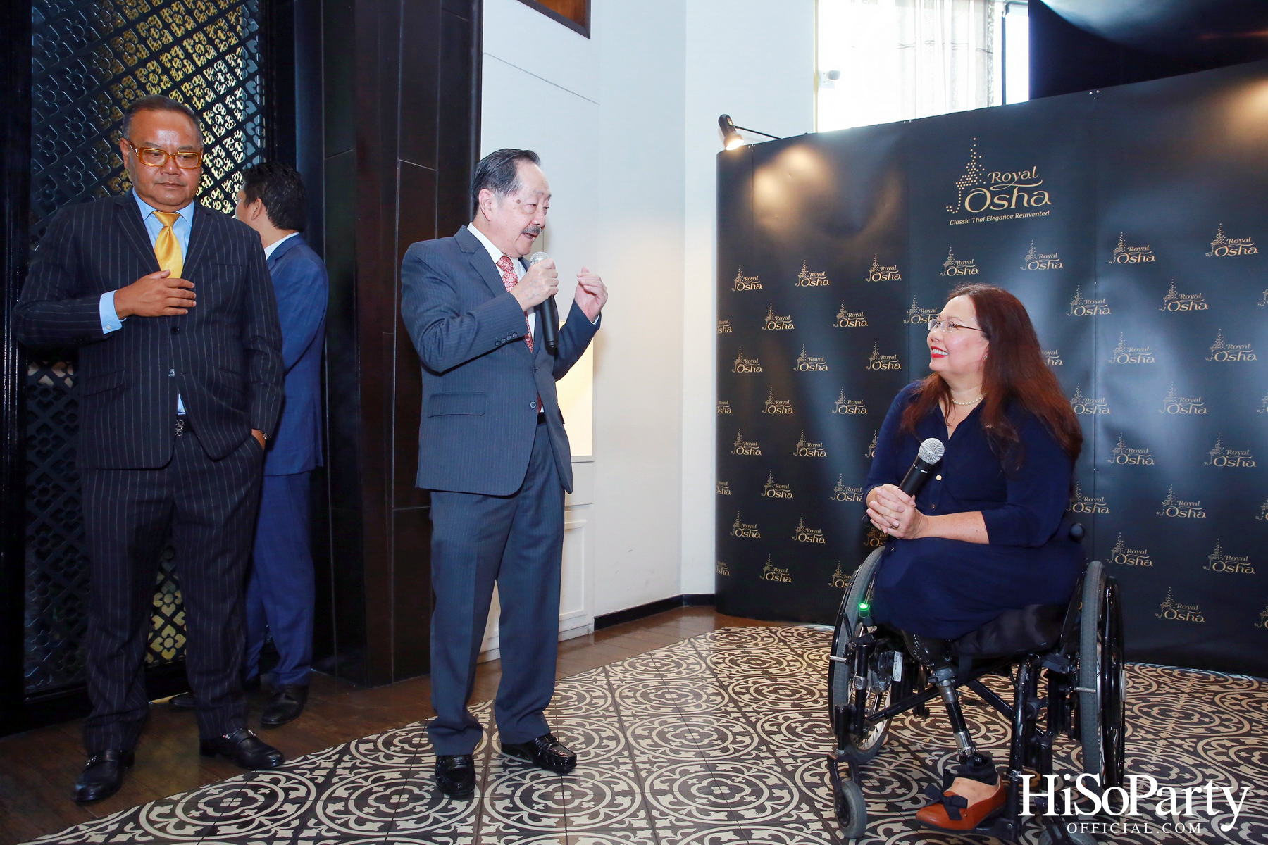 งานเลี้ยงต้อนรับ แทมมี่ ดักเวิร์ธ สมาชิกวุฒิสภารัฐอิลลินอยส์ สหรัฐอเมริกา มาเยือนไทยอย่างอบอุ่นด้วยเมนูอาหารไทยสุดวิจิตรตำรับรอยัล โอชา