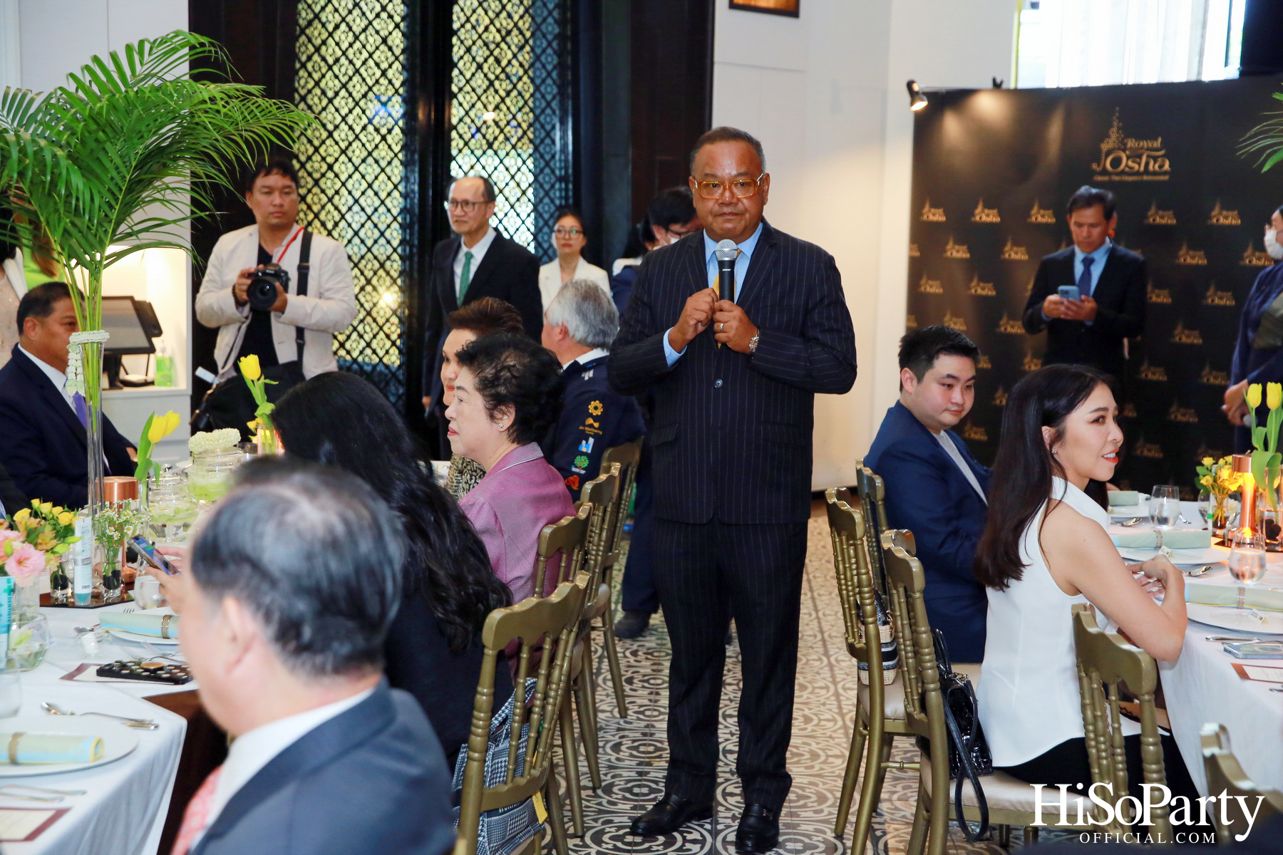 งานเลี้ยงต้อนรับ แทมมี่ ดักเวิร์ธ สมาชิกวุฒิสภารัฐอิลลินอยส์ สหรัฐอเมริกา มาเยือนไทยอย่างอบอุ่นด้วยเมนูอาหารไทยสุดวิจิตรตำรับรอยัล โอชา