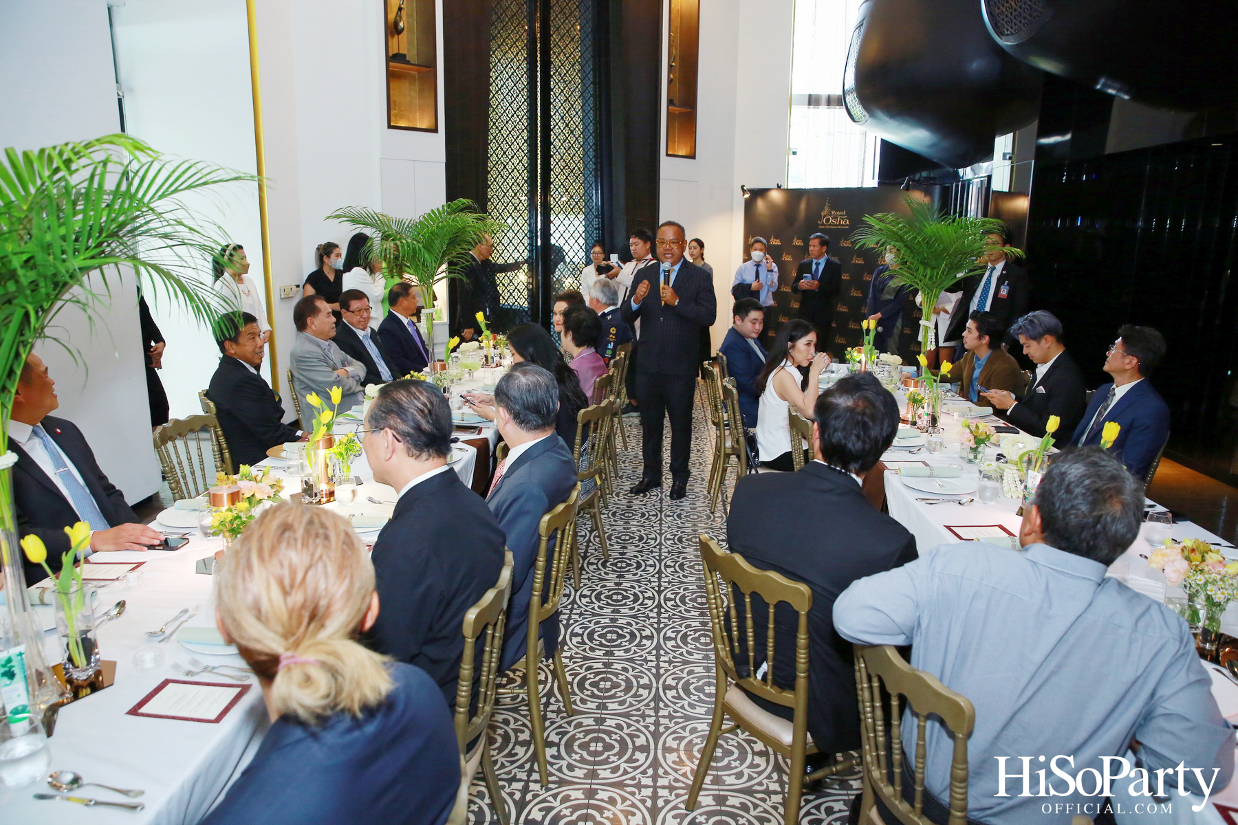 งานเลี้ยงต้อนรับ แทมมี่ ดักเวิร์ธ สมาชิกวุฒิสภารัฐอิลลินอยส์ สหรัฐอเมริกา มาเยือนไทยอย่างอบอุ่นด้วยเมนูอาหารไทยสุดวิจิตรตำรับรอยัล โอชา