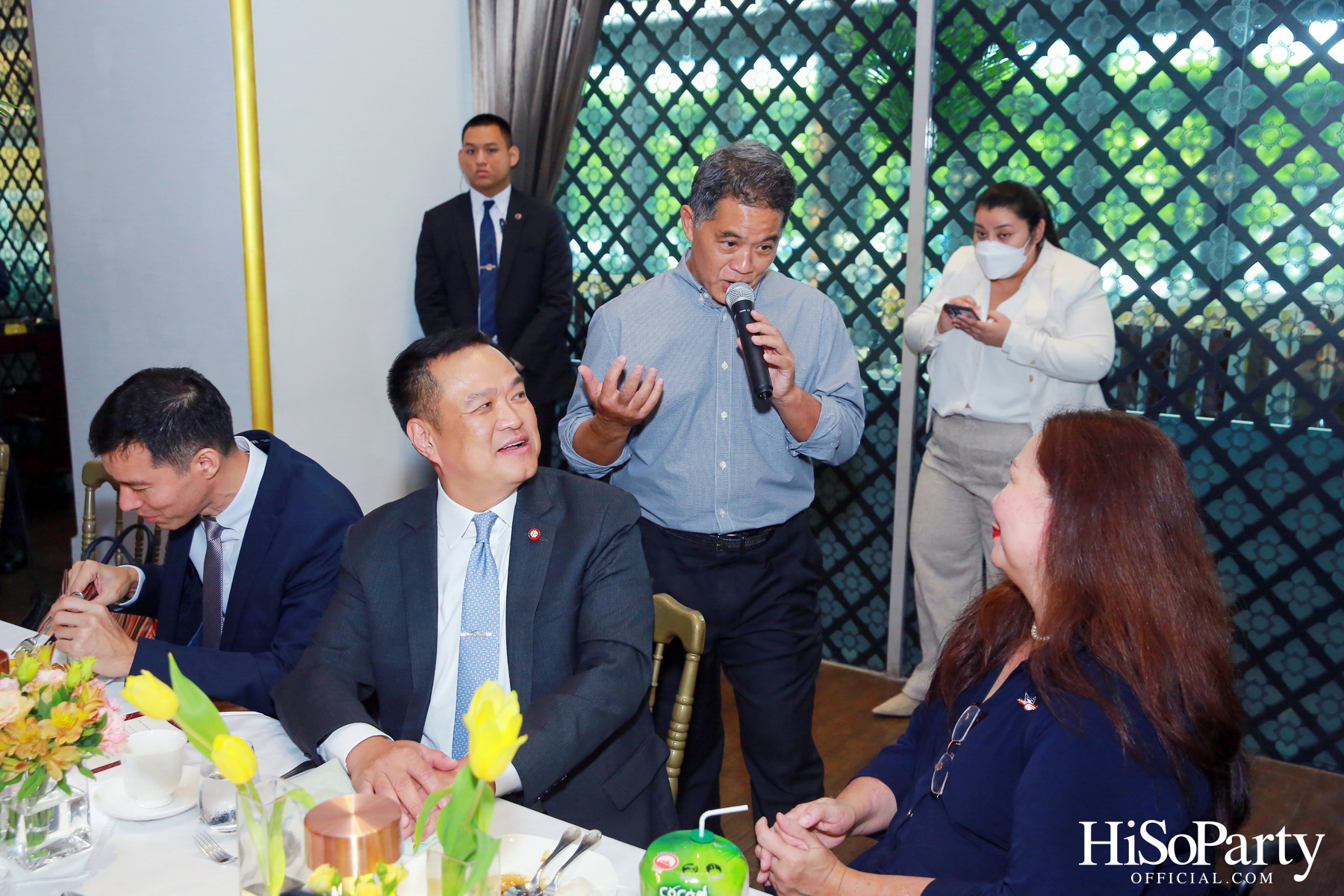 งานเลี้ยงต้อนรับ แทมมี่ ดักเวิร์ธ สมาชิกวุฒิสภารัฐอิลลินอยส์ สหรัฐอเมริกา มาเยือนไทยอย่างอบอุ่นด้วยเมนูอาหารไทยสุดวิจิตรตำรับรอยัล โอชา